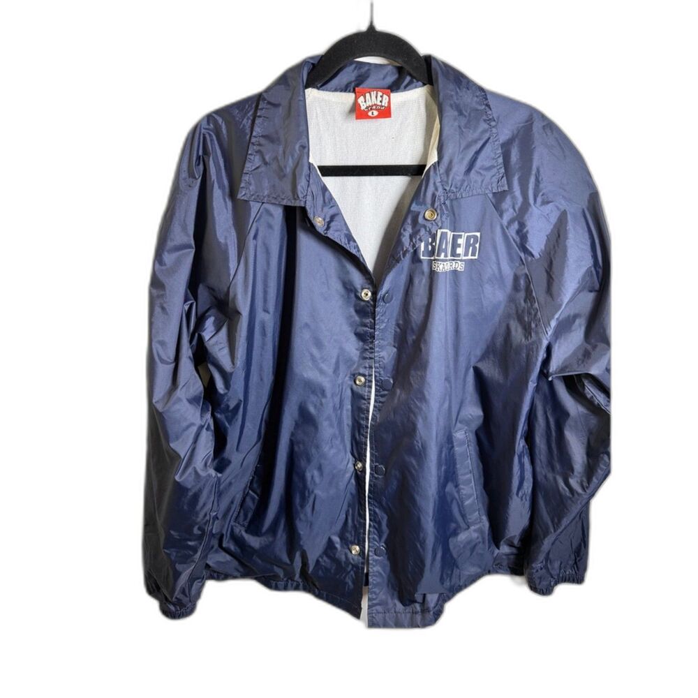 Baker Skateboards Vintage/Y2K Navy Coach Jacket Men’s Large Skate Streetwear